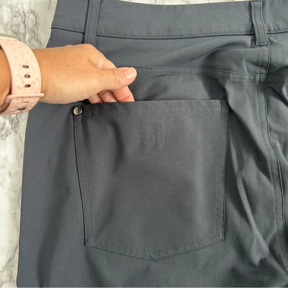 Vuori Men's 34 x30 Meta Pant Athletic performance Slim Fit V430-S Charcoal Grey - Picture 12 of 16